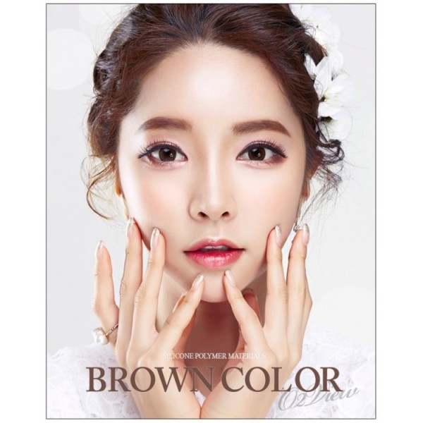 【矽水凝膠】O2 View Care Brown(年拋)